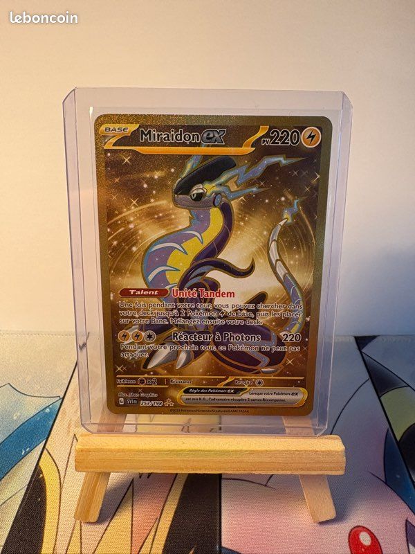 Carte Pokmon Miraidon Ex 253/198 EV01 carlate & Violet FR Neuf -  Collection
