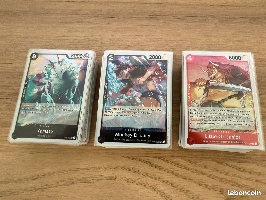 Lot de 169 cartes One Piece Card Game OP-16 FR (image 4)