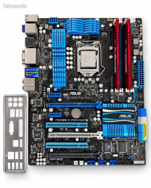 Kit ASUS P8Z68-V PRO/GEN3 + i5-3570 + 16 Go DDR3 G.Skill (image 2)
