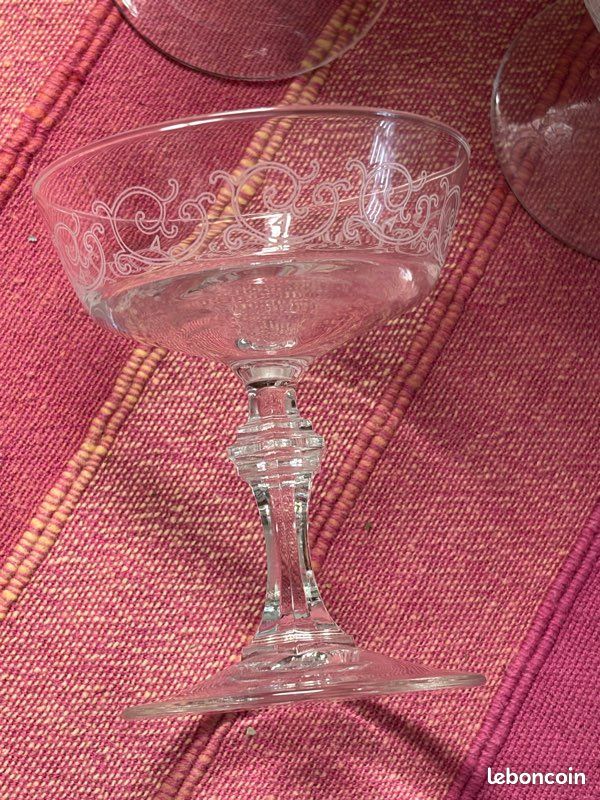 3 coupes à champagne vintage (image 2)