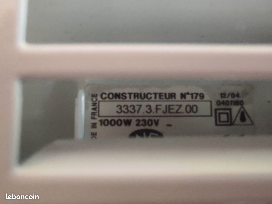 Radiateur convecteur électrique 1000W (image 6)