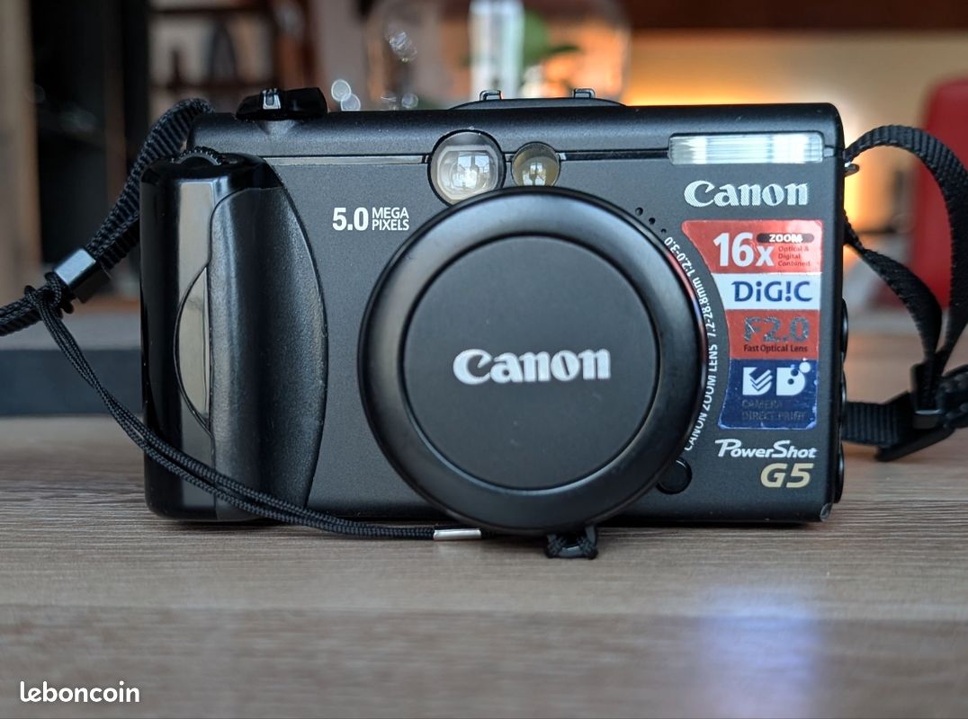 Appareil Photo Canon PowerShot G5 - Vendu Pour Pièces, Non Testé, Pas De Retour