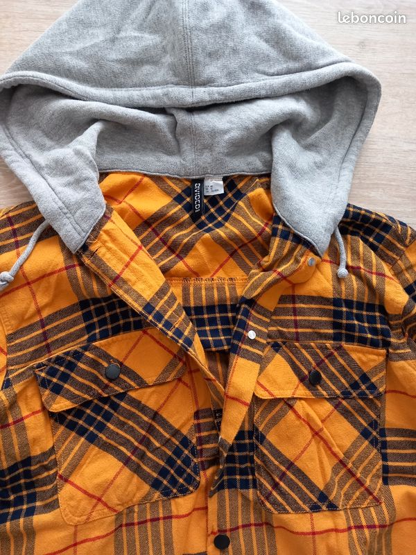 Chemise Coton Chemise Jaune Homme H&m Chemise En Stores Coton