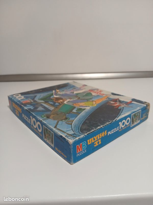 Puzzle MB 100 Pièces Ulysse 31 - Complet, édition 1981, Occasion