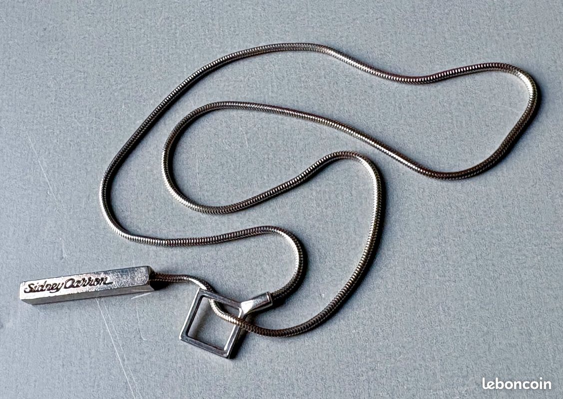 Pendentif Vintage Sidney Carron - Années 1990 - Signé - France - Occasion