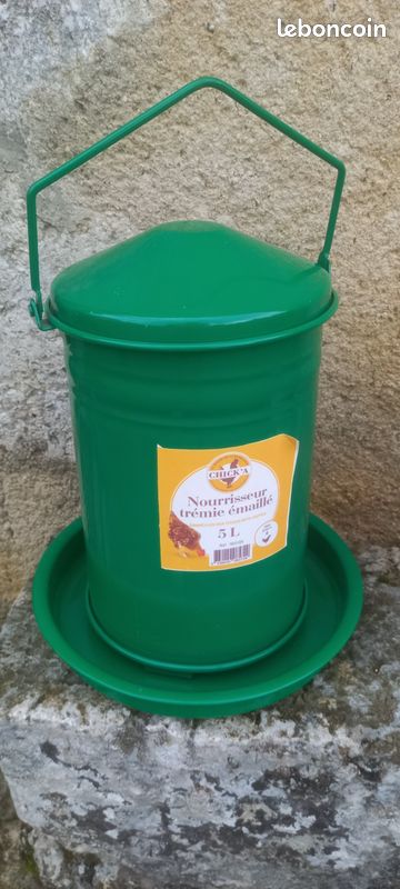 Nourrisseur tremie émaillé neuf (image 2)