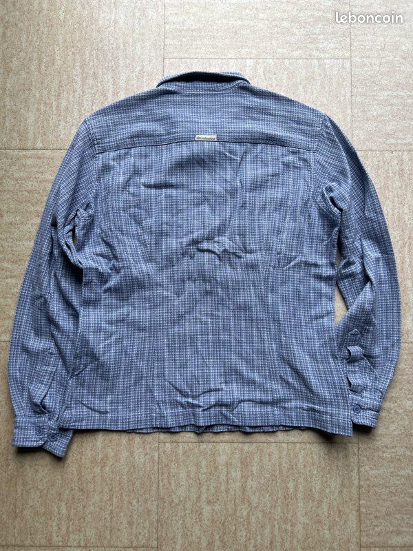 Chemise Nautica à Carreaux Vert/Bleu - Taille L - 100% Coton - Manches Longues - Neuf Avec étiquette