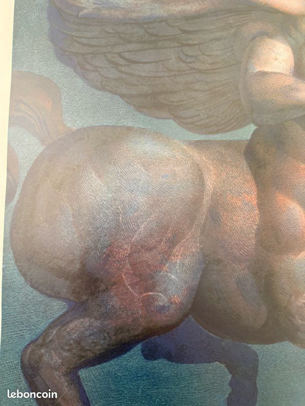 Lithographie « pégase et la muse » par Ernst FUCHS (image 4)