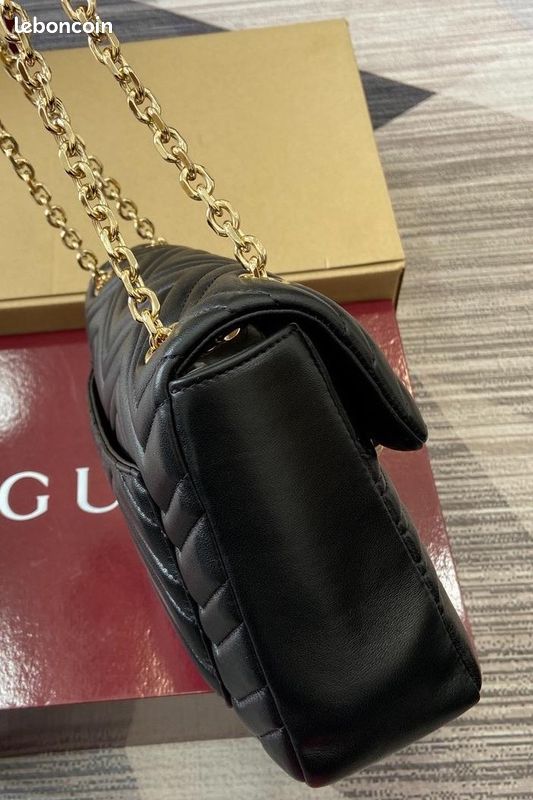 Grande taille noir à chaînes Marmont Accessoires Bagagerie