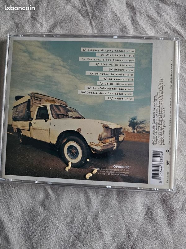 CD CHRISTOPHE MAE - on trace la route - port réduit (image 2)
