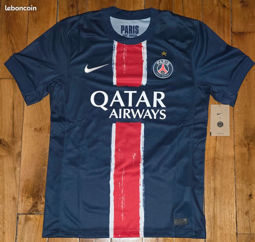Maillot PSG Avec 1 étoile - Toutes Tailles, Livraison 8-15 Jours, Neuf Avec étiquettes