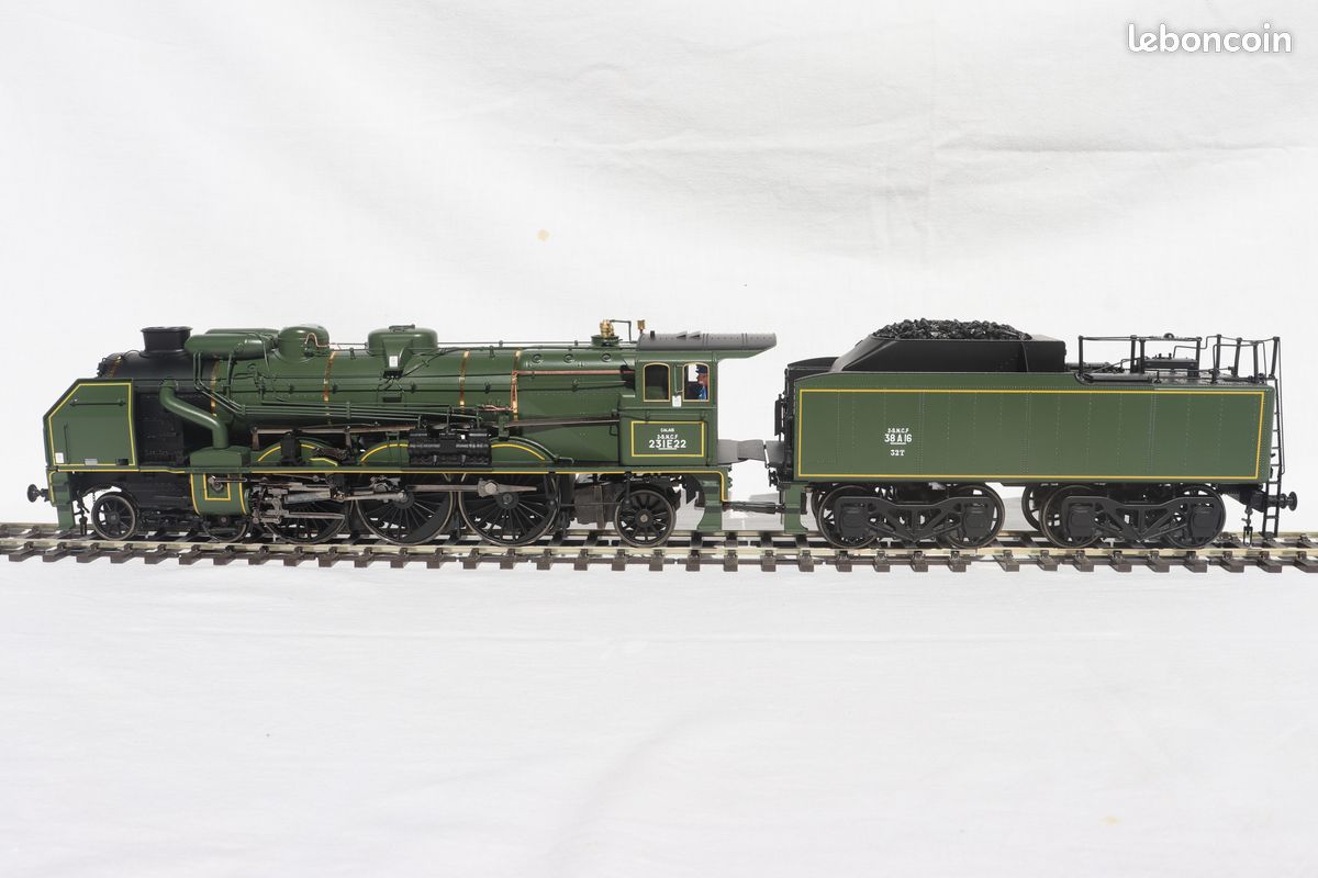 Locomotive à Vapeur 231 E 22 SNCF MTH échelle O Laiton – Édition Limitée ép. 3