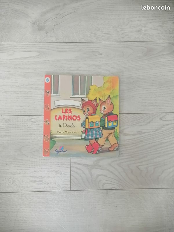 Livre : Les lapinos à l'école (image 1)