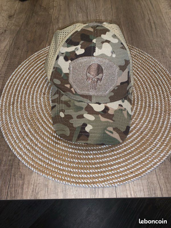 Casquette punisher kaki (image 1)