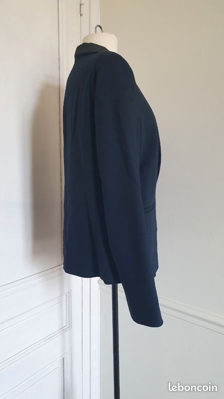 Ensemble Jupe & Veste Pablo Gérard Darel – Laine Bouillie Couleur Aubergine – Années 90