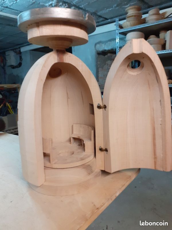 Fusée de Jules VERNE (maquette en bois) (image 4)