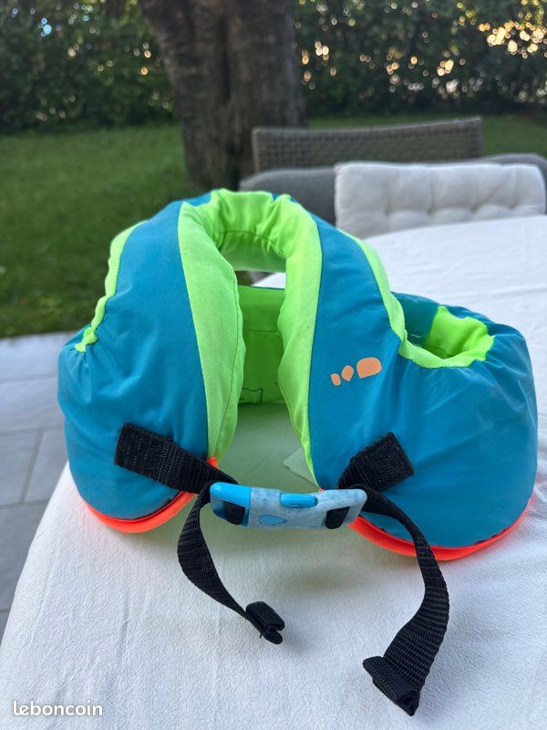 Gilet NABAIJI Gilet de natation enfant, Swimvest+ vert bleu (image 1)