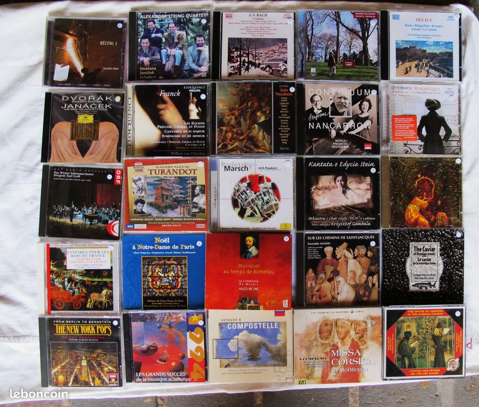 Lot de 25 disques - musique classique ou contemporaine - CD (image 1)