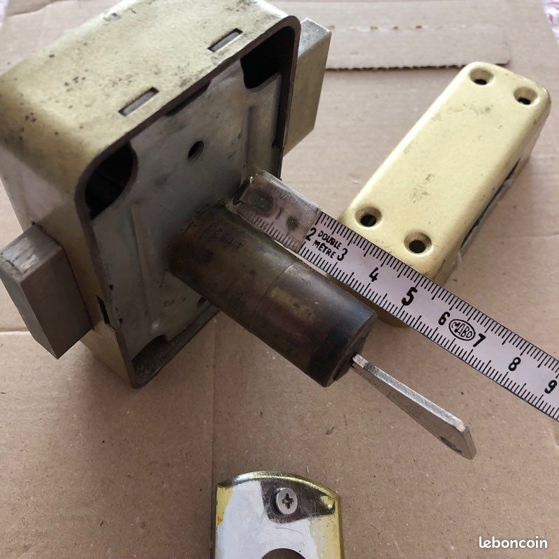 Verrou complet vachette 1 clé (image 2)