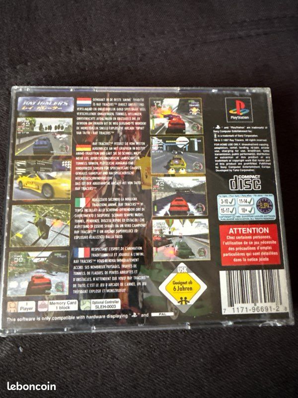 Ray Tracers PlayStation 1 sans notice (image 2)