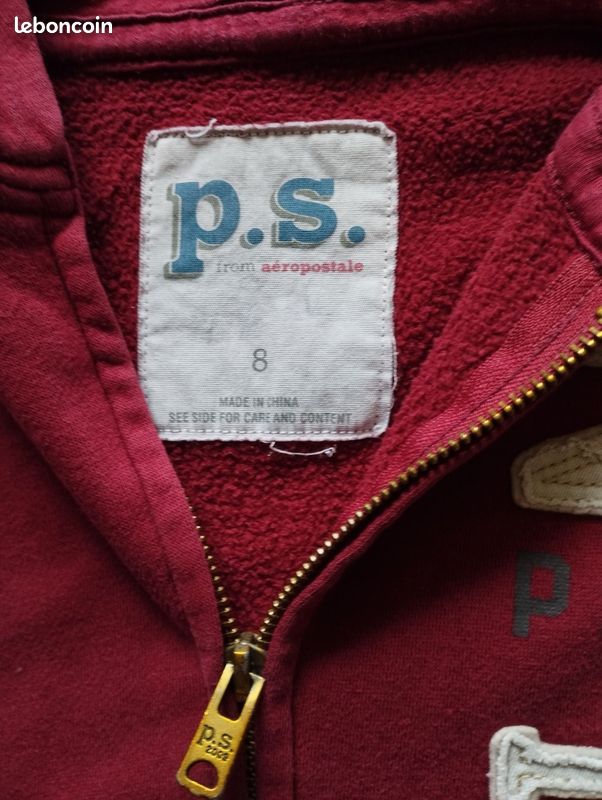 Gilet sweat zippé à capuche garçon 8 - 10 ans (image 3)
