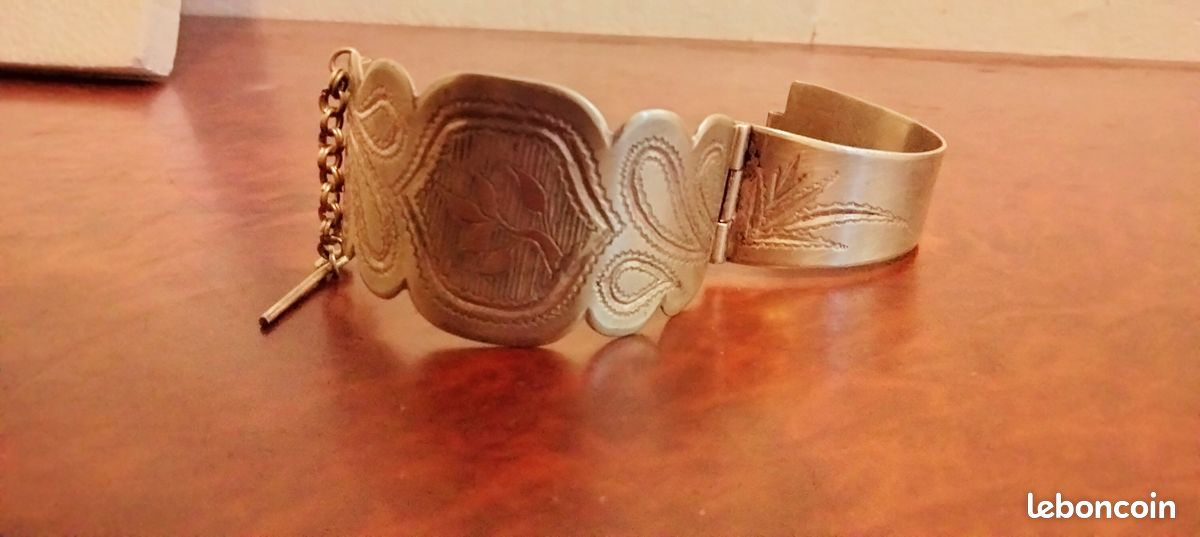 Bracelet 7/6 cm gravé (image 4)