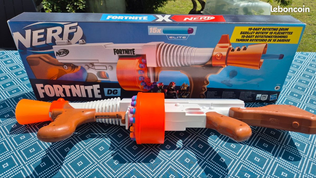 Tambor Rotatorio Pistola Nerf Tambor Drum Gun Nerf Fortnite Fusil