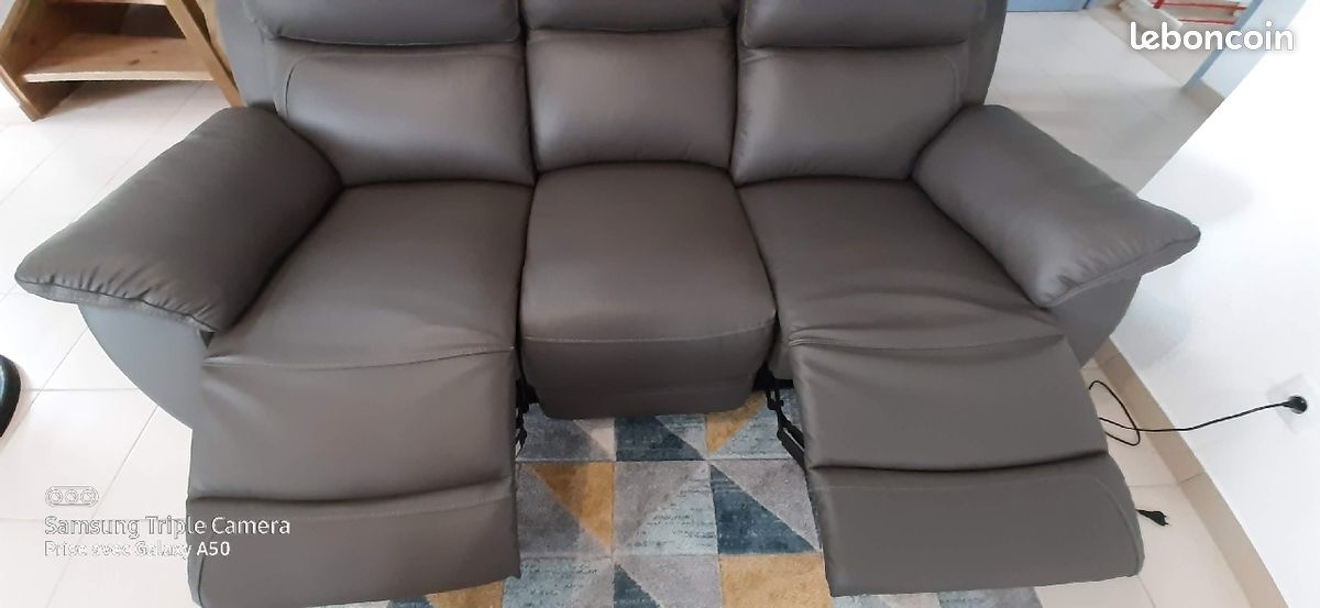 Vente de canapé cuir cause départ (image 3)