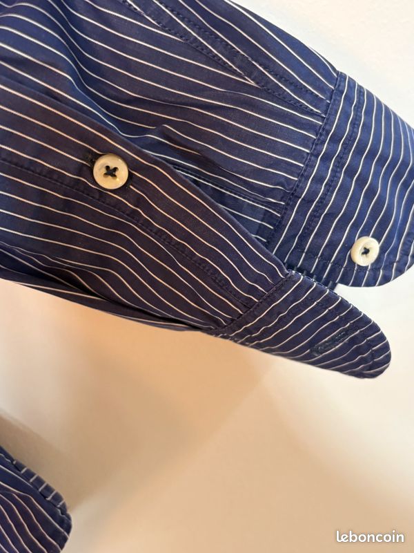 Chemise Neuve Alain Figaret - Collection Le Mans Classic - Taille M - Vert - Avec étiquettes