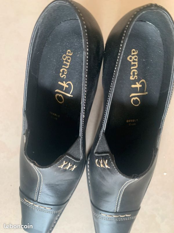 Chaussures noires neuves talon 5cm T36 (image 3)