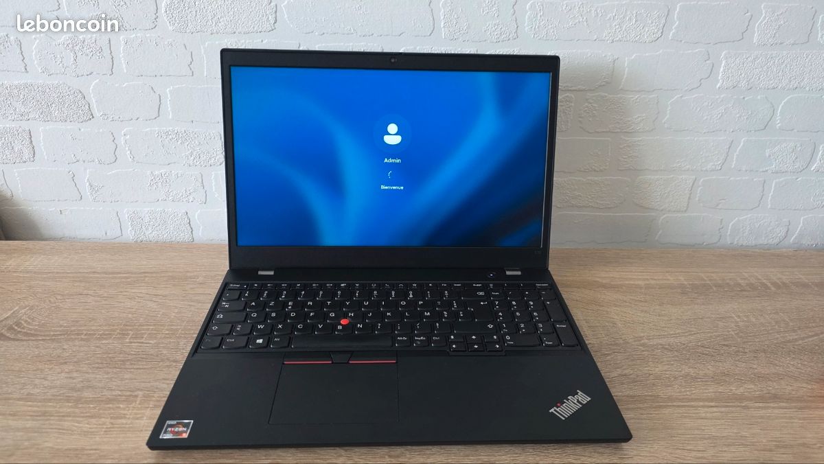 LENOVO Thinkpad L15 Gen 1 AMD Ryzen 5 PRO 4650U , SSD NVME 256GO, RAM 8 GO FHD (image 2)