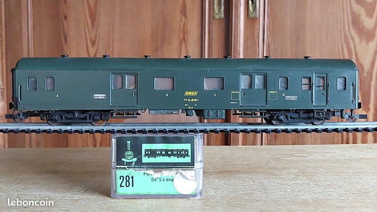JEP 4761 M France – Fourgon Mixte à Guérite SNCF – Train Vintage Échelle O – 1953