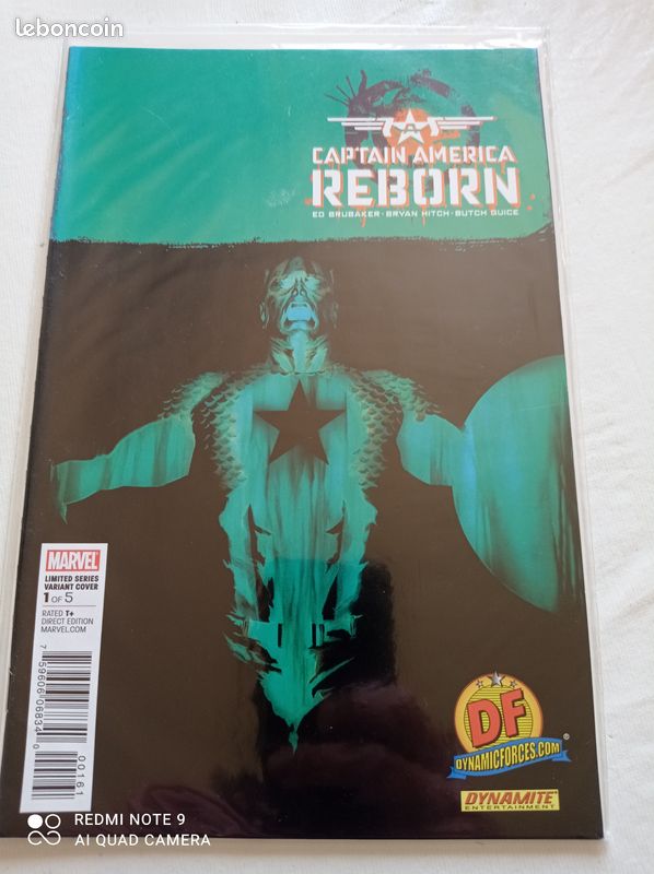 Marvel comics (pas image dc) : captain america reborn alex ross cover Dynamic Forces Exclusive Alex Ross Cover limited 2999 copies vendu avec certificat (image 1)