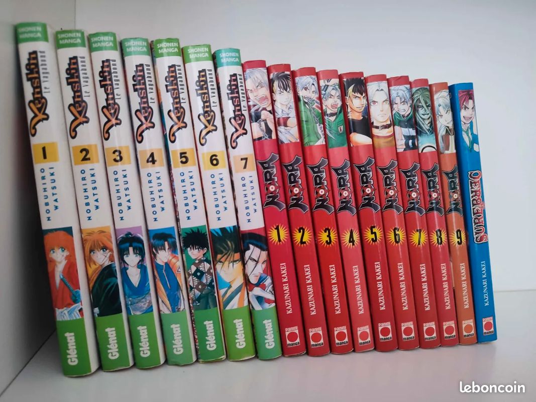 Lot mangas Kenshin + Nora + Surebrec – 17 tomes (image 1)