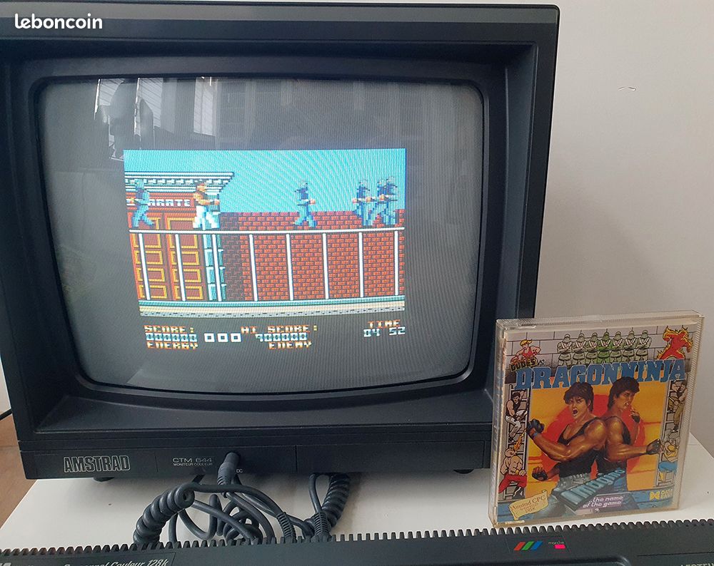 Jeu Vidéo DRAGONNINJA Pour Amstrad CPC 464/664/6128 - Disquette, Très Bon état