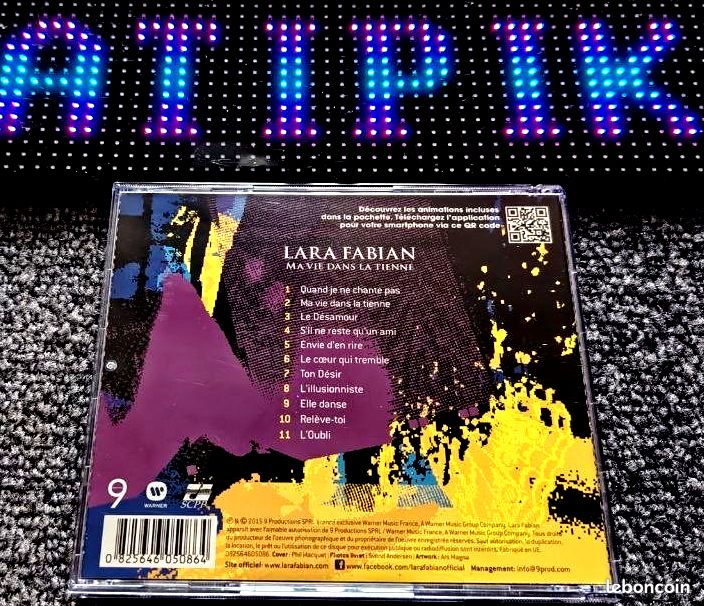 🎵 Cd Lara Fabian "Ma Vie Dans La Tienne" Édition Collector 🌟 (image 4)