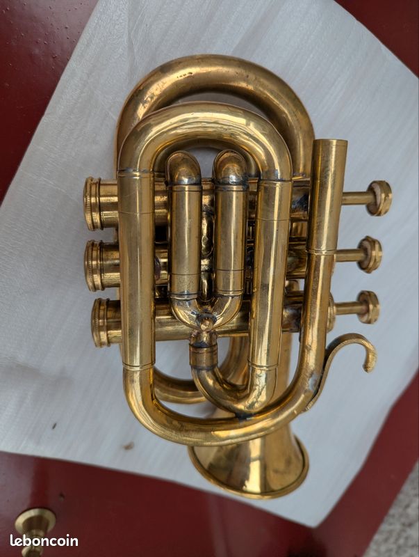 Cornet 3 pistons laiton petit modèle (image 9)