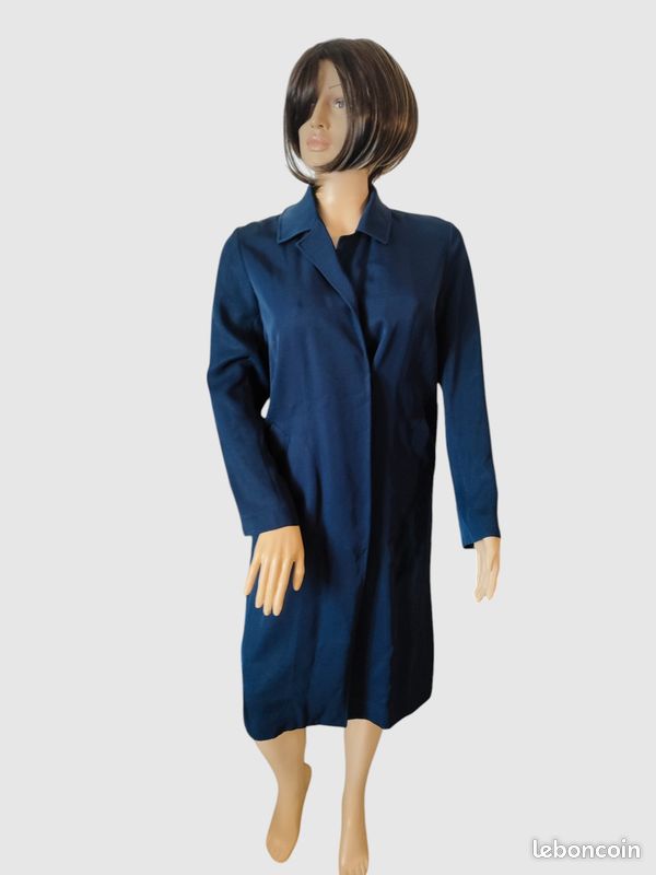 Veste chemise Sandro – L – Marine – État Très bon Vêtements