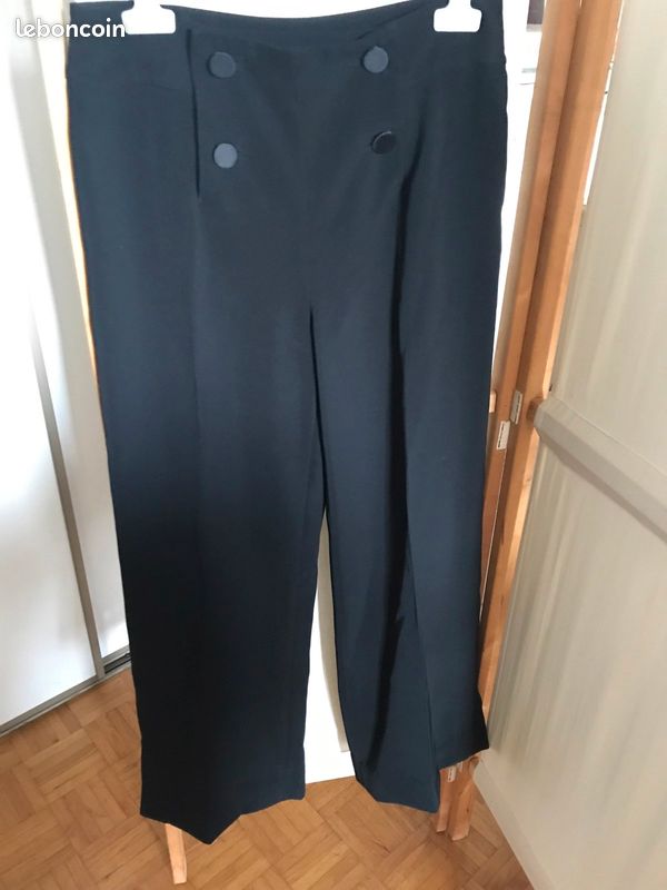 Pantalon noir CAROLL taille 38 TBE Vêtements