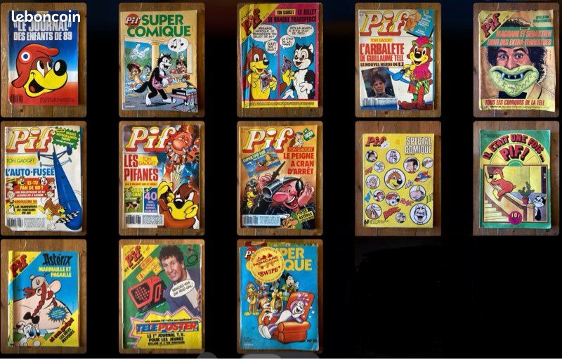 BD Lot de 12 Pif Gadget – Années 70/80 (image 1)
