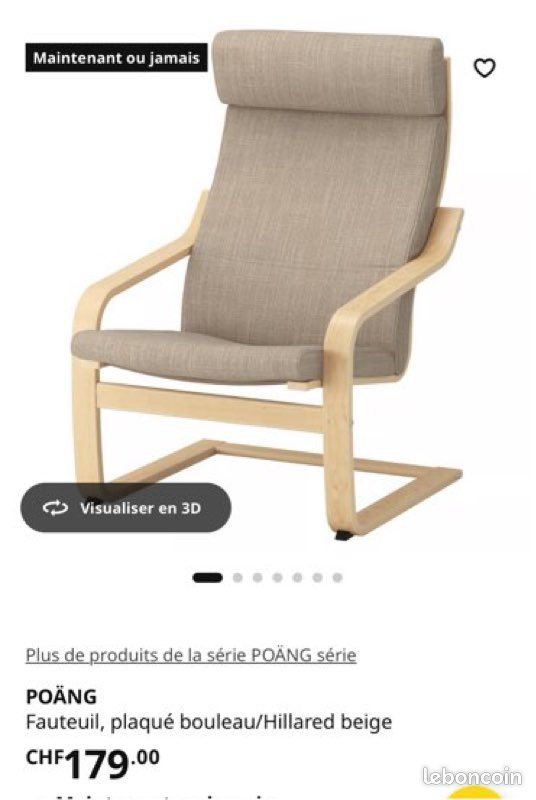 Chaise POANG IKEA (image 7)
