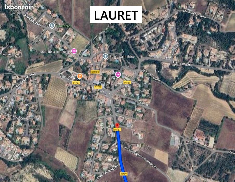Terrain 500 m² Lauret · 147 000 €