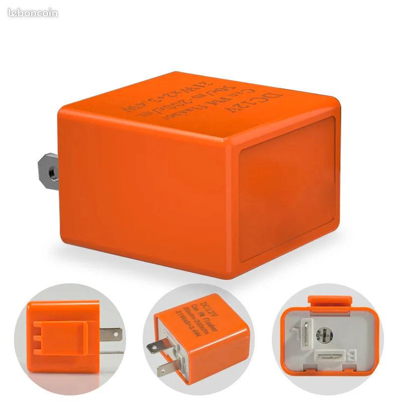 Relais Clignotant LED 12 V 150 W à 2 Broches Avec Câble Pour
