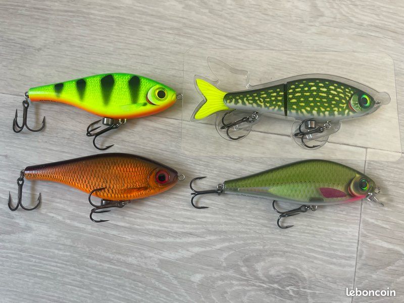 Lot De Leurres De Pêche Rapala - Type Crankbait Multicolore - Pour Pêche En Eau Douce - Neufs Sous Emballage D'origine