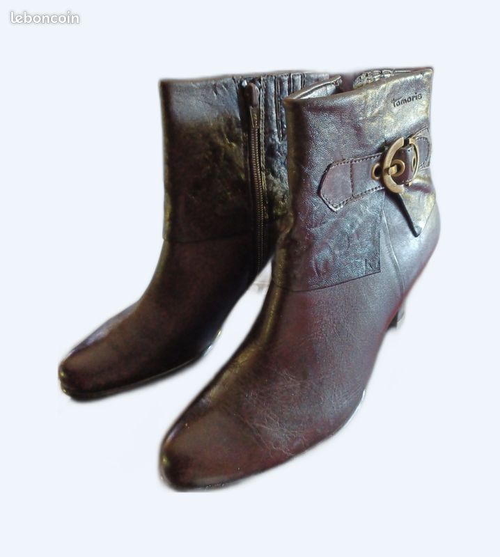 Bottines cuir Tamaris neuves (image 1)