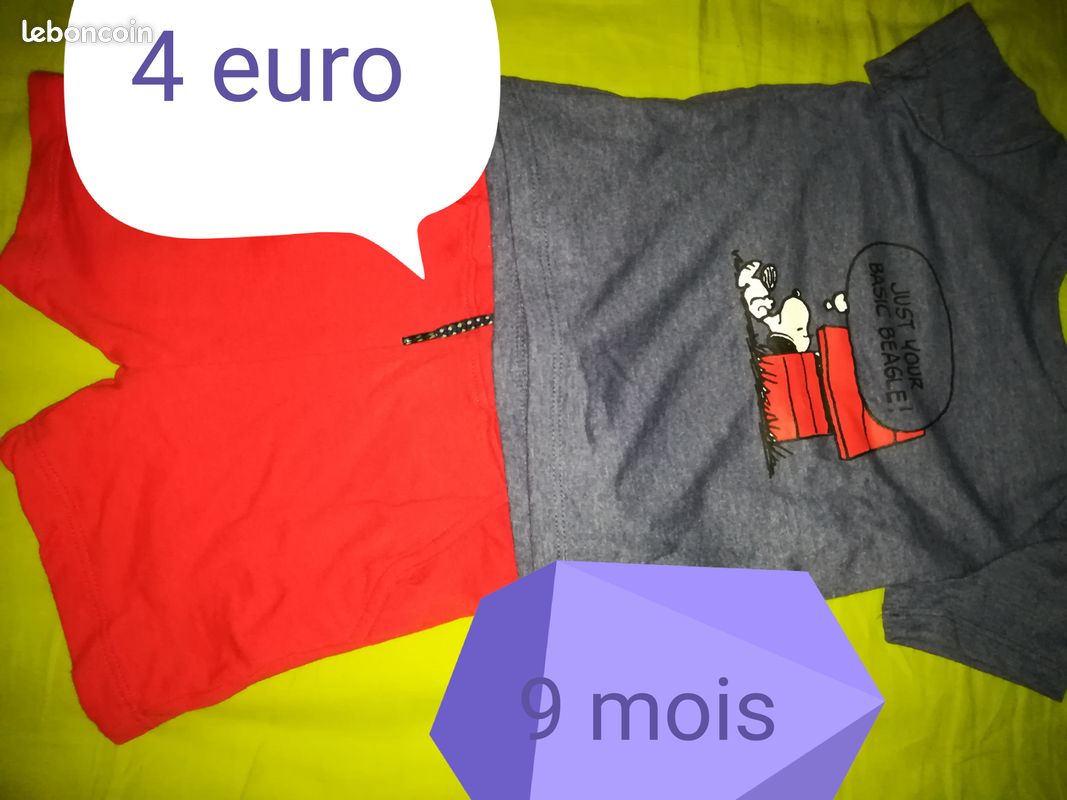 Vends ansenble 9 mois (image 1)