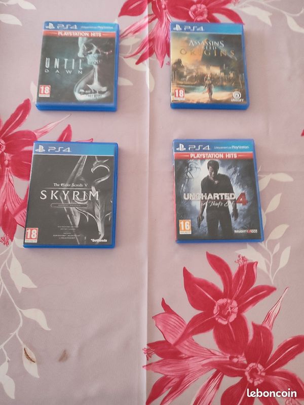 Lot de 4 jeux ps4 (image 1)