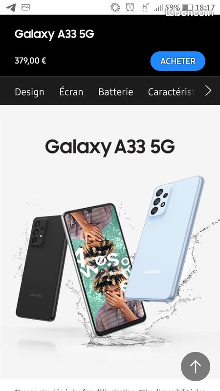 Samsung A33 NEUF (image 1)