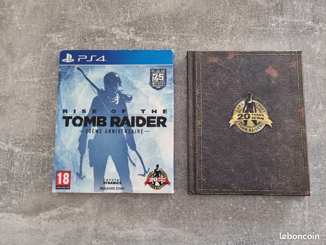 RISE OF THE Tomb Raider 20 Eme Anniversaire Ps4 Fr Occasion (En/Fr/De