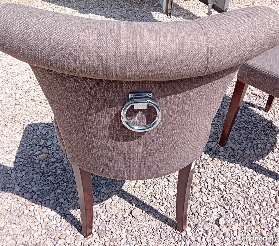 Paire de chaises capitonnées (image 2)